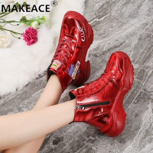 Fashion Womens Boots Winter Warm Sports Boots 2021 New Soft Soles Comfortable Large Size Womens Shoes Casual Martin Boots