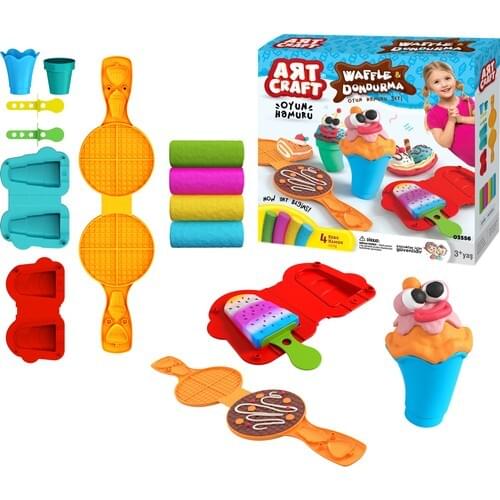Art Craft Waffle & Ice Cream Dough Set 200 g
