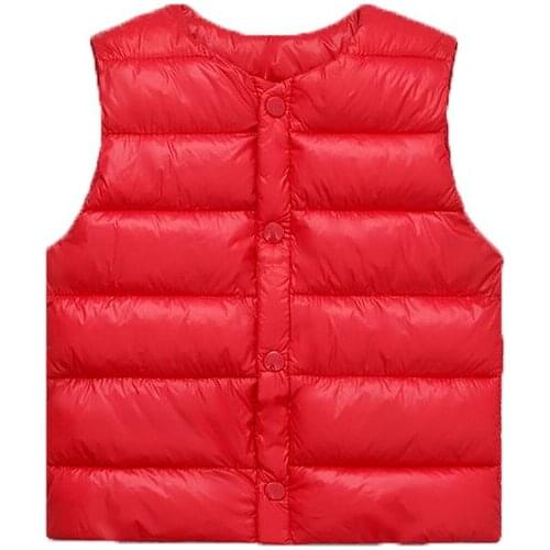 2021 Autumn And Winter New Childrens Clothing Cotton Vest Baby Shoulder Liner Infant Jacket Solid Color Pelele Bebe