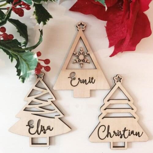 Personalized Forest Christmas Ornament ,Xmas bauble ,Christmas tree decor | Wood Christmas gift | Xmas decor