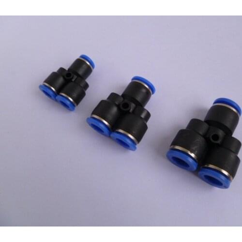 Vidric Pneumatic pneumatic quick-connect connector plastic joint quick connector high quality Y-type three-way PY
