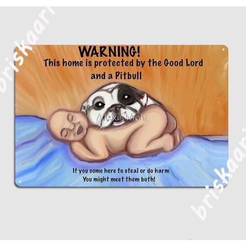 Warning Metal Sign Wall Decor Custom Club Bar Cinema Living Room Tin sign Posters