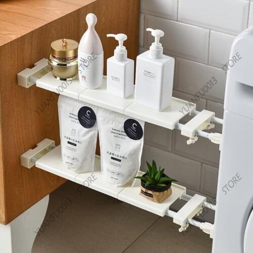 Adjustable Kitchen Closet Layered Organizer Storage rack Shelf Space Saving Wardrobe Wall Mounted Rack Home Cabinet Holders