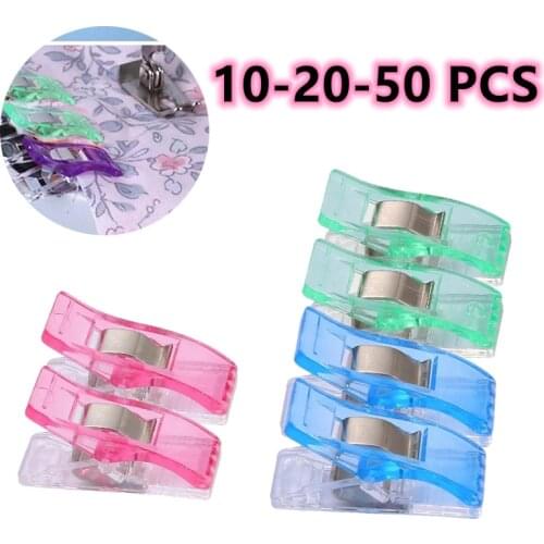 Sewing Clips DIY Crafts Plastic Clamps Colorful Safety Plastic Clamps Fabric clip hemming clip sewing tools sewing accessories