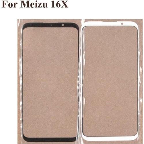 1PC For Mei zu 16X 16 X Touch Screen Outer LCD Front Screen Glass Lens Cover Meizu16x 6.0'' inch touch panel without flex cable