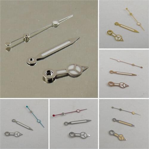 Watch hands luminous gold silver color fit ETA 2824 Miyota 8215 NH35 movement