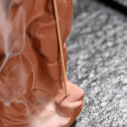 Tibet | Incense holder | stick incense burner | Vintage | Beauty Decoration art burning ash catch incense backflow burner waterf