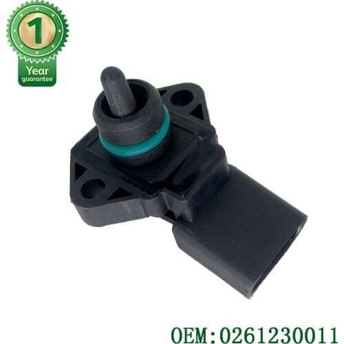 0261230011 030906051 030906051A MANIFOLD PRESSURE MAP Sensor For GEELY BL VW CADDY GOLF POLO LUPO VENTO SEAT