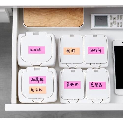 2020 creative spring cover desktop storage box household small things clip cosmetic cotton toothpick floss dustproof storage box