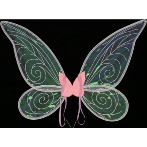 2021 New 1pc Children Angel Lovely Fairy Butterfly Wings Fancy Dress Party Costume Gifts 58*60CM