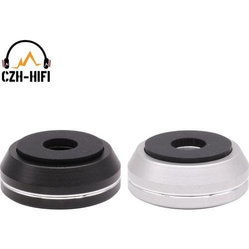 35x13mm CNC Machined Solid Aluminum Isolation Stand Base Feet Pad for Subwoofer Audio Speaker Turntable DAC Amplifier PC CD DIY