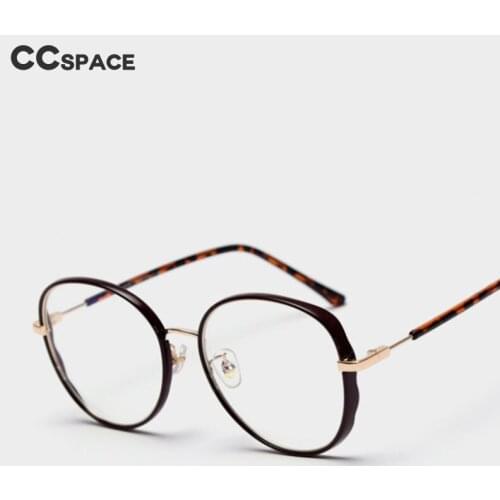 49496 Metal Glasses Frame Men and Women Optical Fashion Computer Eyeglasses Trend Flat Mirror