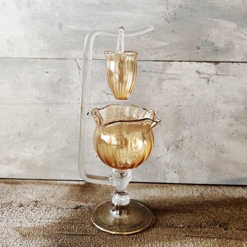 Aromatherapy Diffuser Blown Glass Crafts Object Essential Oil Burner Holder Christmas Decoration Vanity Decoration Candle Glass Scent Essential Oil Burner Elegant Home Party Wedding Decoration