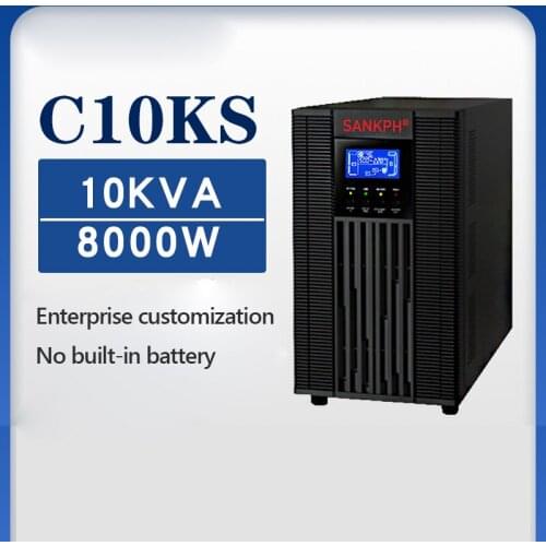 Uninterrupted backup power supply room server 10KVA can delay 30 minutes -8 hours 220V external battery C10KS