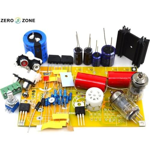 GZLOZONE DIY Hifi PRT-01A 6J1 Tube Preamp Kit / Stereo Vacuum Tubes Preamplifier
