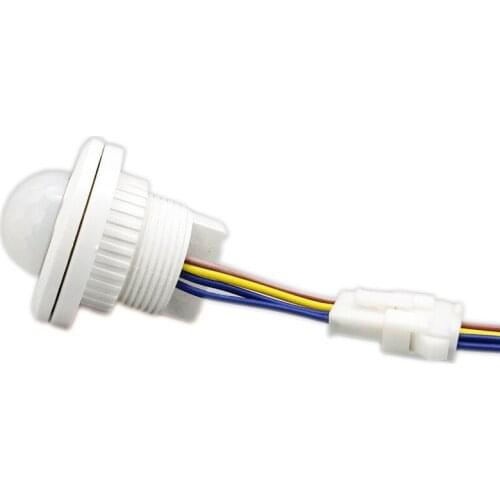 Infrared Human Body Probe LED Downlight Ceiling Light Adjustable Time Pir Human Body Sensor Ultra Small Human Body Sensor Switch