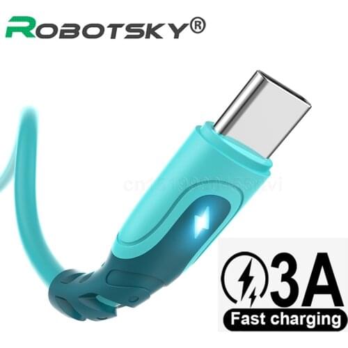 USB Type C Quick Charger Cable Micro USB Fast Charging Data Cord For Samsung S20 Huawei P40 Xiaomi USB Liquid Silicone Cable