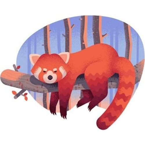 The Sleeping Fox Painting DIY Full Diamond Painting Cross Stitch Embroidery Home Decor 5D Handcraft JX646