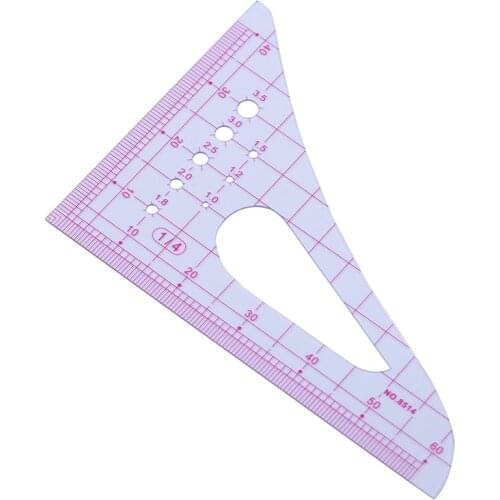 1Pcs 1:4 Triangle Scale Cloth Design Ruler For Tailor Sewing Cutting Tools DIY Handmade