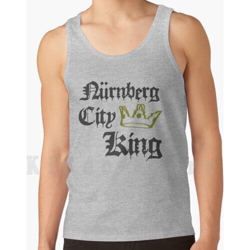 Nürnberg City King Tank Tops Vest 100% Cotton King City Town Hometown Home Town City King Boy Husband Birthday