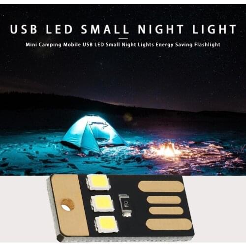 Mini Camping Mobile USB LED Small Night Lights Energy Saving Flashlight