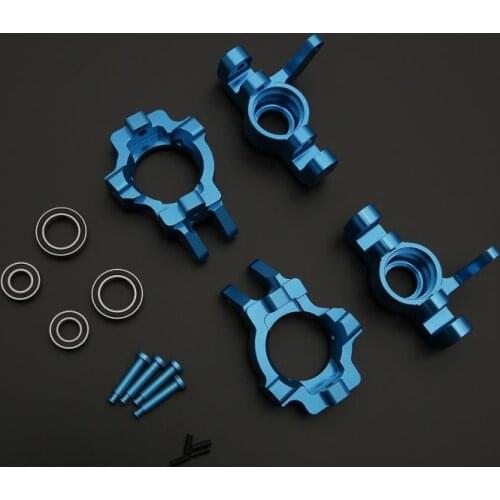 Heavy Duty CNC Aluminum Front Hub Kit for Rovan LT SLT LOSI 5IVE-T 5T and King Motor X2