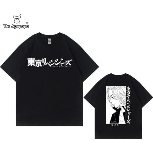 Hot Anime Tokyo Revengers T Shirt Harajuku Mikey Short-sleeve Male T-shirt Unisex