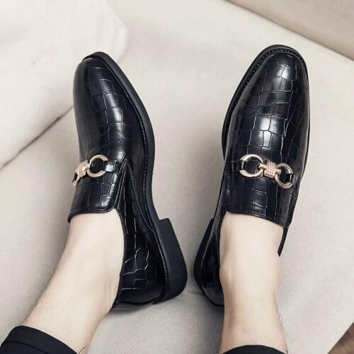 Mens Summer Shoes Leather Loafers Pure Shoes For Men Formal Casual Fashion Breathable Man Patent Lather Genuine Causal