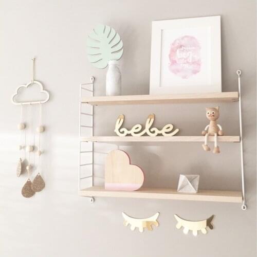 Nordic Childrens Room Decoration Love Baby Bebe Acrylic Letter Wall Stickers Childrens Clothing Shop Photography Props