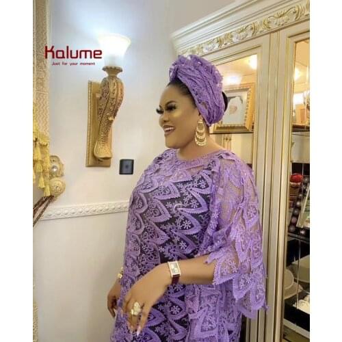 Kalume Latest African 3D Milk Silk Lace Fabric Top Selling French Mesh Lace Fabric With Sequins For Nigerian Wedding Dress F1906