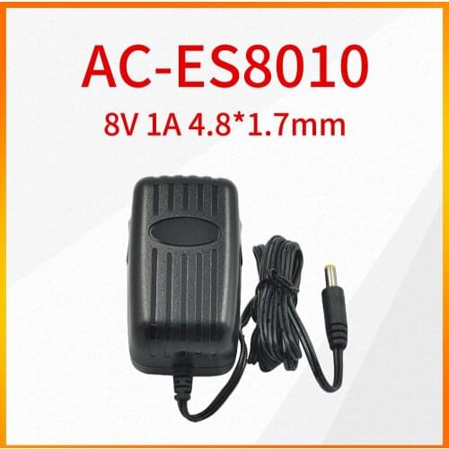 Original AC-ES8010 8V 1A 4.8*1.7mm Power Adapter For Sony ICF-C05IP