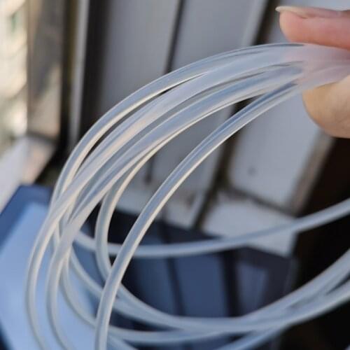 5 Meters Clear Silicone Rubber Strip Round Dia. 1/2/3/4/5/10/12 mm Rubber Solid Seal Strip Round Bar