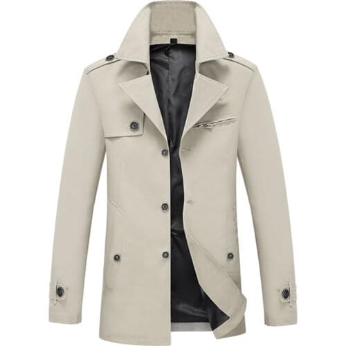 Мужские длинные тренчи QIANDUBAO China At AliExpress