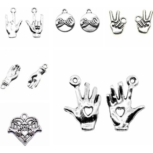 Sejuani diy charms for jewelry making kit pendant for bracelet jewelry accessories Palm Connector Charms