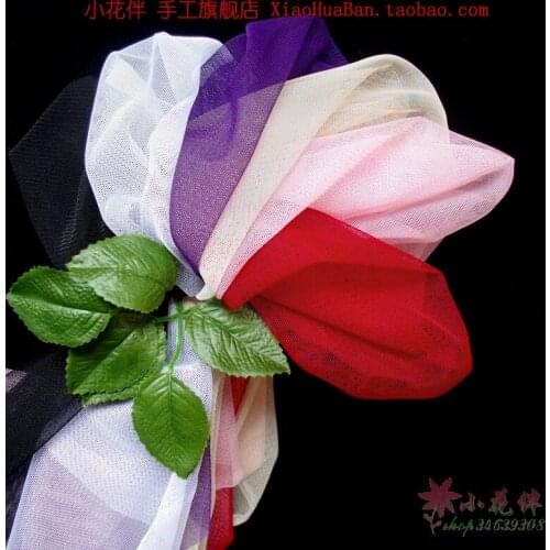 3 Meter/lot Gauze Mesh Lace Fabric Handmade DIY Wedding Veil Free shipping Burst Models 145CM