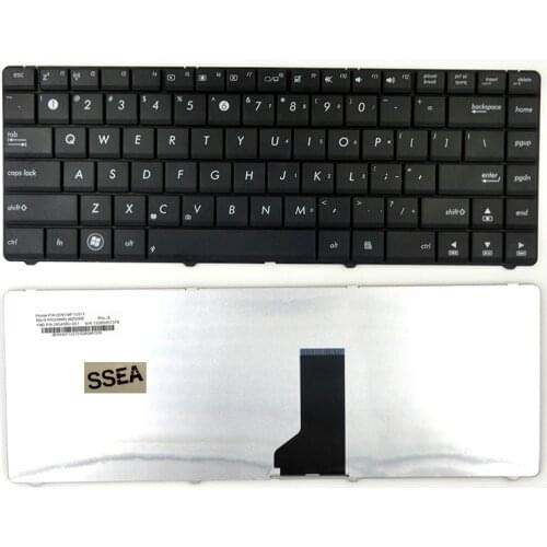SSEA New Keyboard For ASUS X45 X45A X45C X45U X45VD X4H X4HJC X4I X4IJF X4ISV X4J laptop US Black keyboard