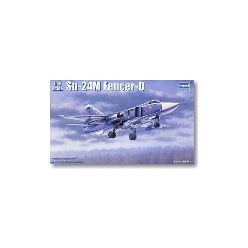 Trumpeter 1/48 scale model 02835 Su-24M fencing hand D fighter bombera