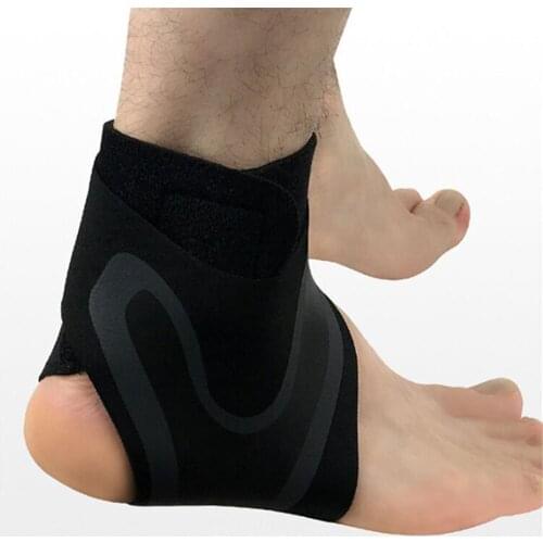 2pcs/1 pair Sport Ankle Support Brace Elastic High Protect Guard Band Safety Running Basketball Fitness Foot Heel Wrap Bandage