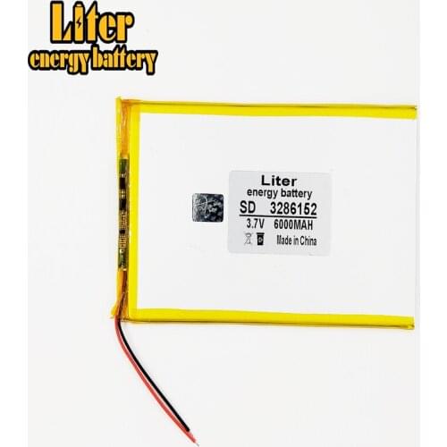 3286152 3.7V 6000mAH 3085150 (polymer lithium ion battery) Li-ion battery for tablet pc 7 inch 8 inch 9inch