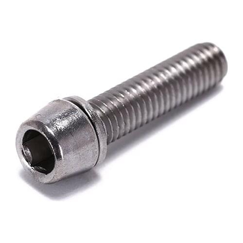 6PCS M5 * 20mm Bicycle Headset Stem Cap Screw Ultralight Stainless Bicycle Seat Disc Bolt Mountain Bike Road Bike Riser Screw