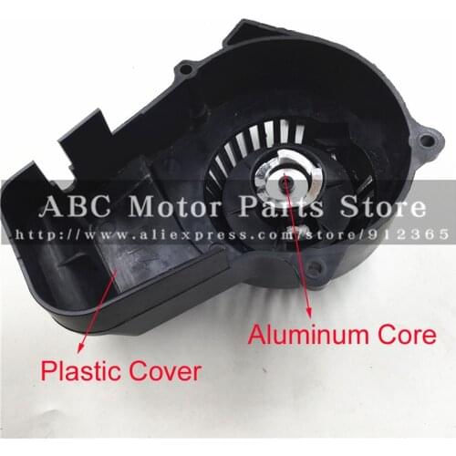 Free Shipping Plastic Cover Pull Starter Start with Aluminum Core Mini Pocket Bikes ATVs Quad 49cc Mower Engines