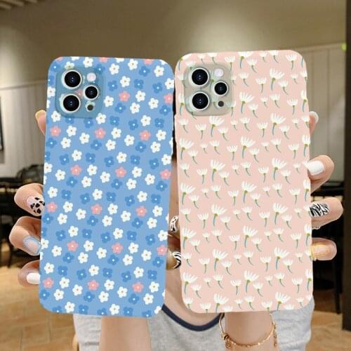 Small Flowers Pattern Case For Huawei P30 Lite Pro P40 10i Honor 10 20 9 9X 30i Mate 8A 8S 9C 20E TPU Silicone Back Phone Cover
