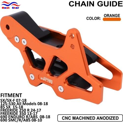 Motorcycle CNC Chain Slider Guard Guide For KTM SX SX-F 85 125 250 300 350-530 FREERIDE 250 R 350 690 ENDURO 08 09 10 11-17 18