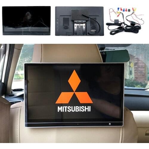 For Mitsubishi 12.5 Inch Android Car TV Headrest Multimedia MP5 Video Player 4K HD Screen Monitor with Wifi Bluetooth-compatible