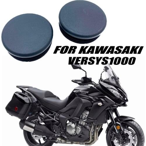 Motorcycle Frame Hole Cover Caps Plug Decorative Frame Cap Set Accessories For Kawasaki Versys 1000 VERSYS1000 2019-2021