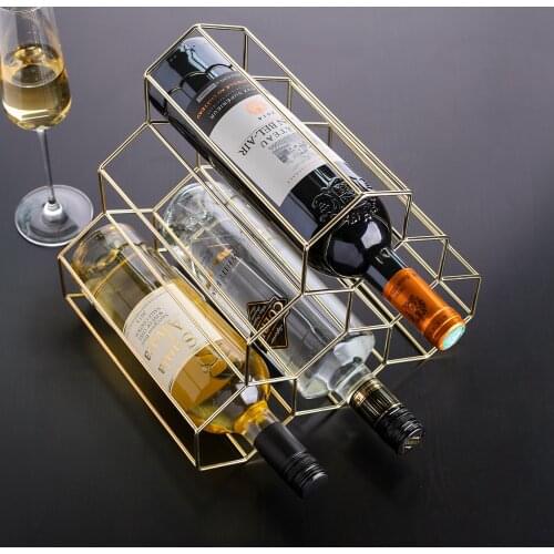 Nordic Grape Wine Storage Rack Vodka Whisky Bottles Holder Home Decoration Accessories Kitchen Organizer Tools Space Saver