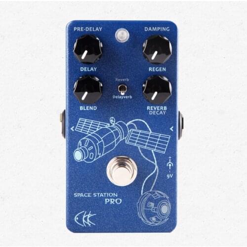 CKK Electronics Space Station Pro Delay and Reverb Guitar Effect Pedal