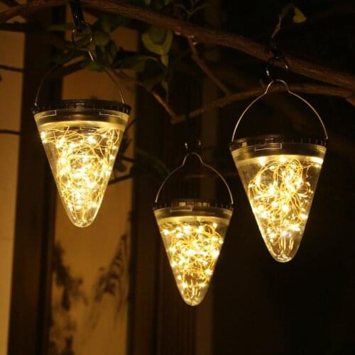 Garden Light LED Solar Lights Outdoor Waterproof Garden Light Hanging Lamp Pathway Landscape Lamps Lighting for Home Yard