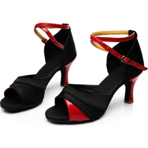 Women Adult Ladies Popular Sexy Salsa Tango Dance Shoes Sandals Comfortable Practice Latin Dance Shoes