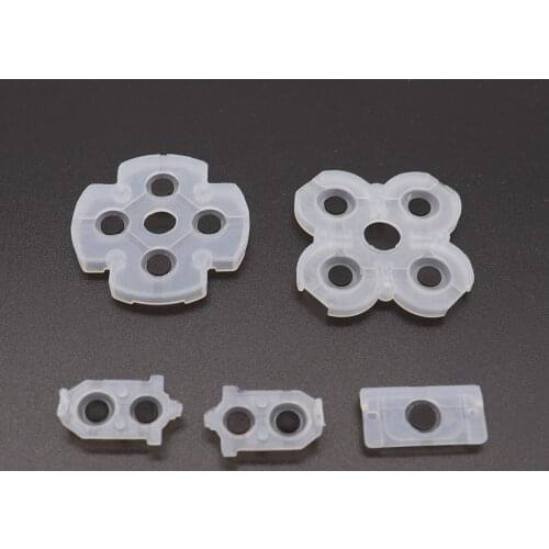 For Sony Playstation 4 PS4 Controller Conductive Silicone Buttons Rubber Pads for Game Replacement Parts